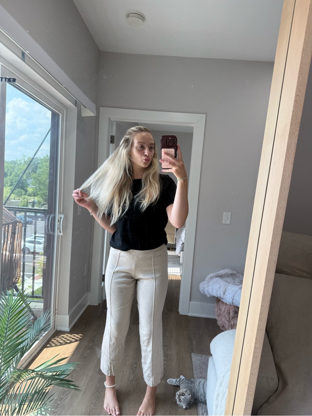 MARLED cropped sweater pants S - Picture 5 of 9